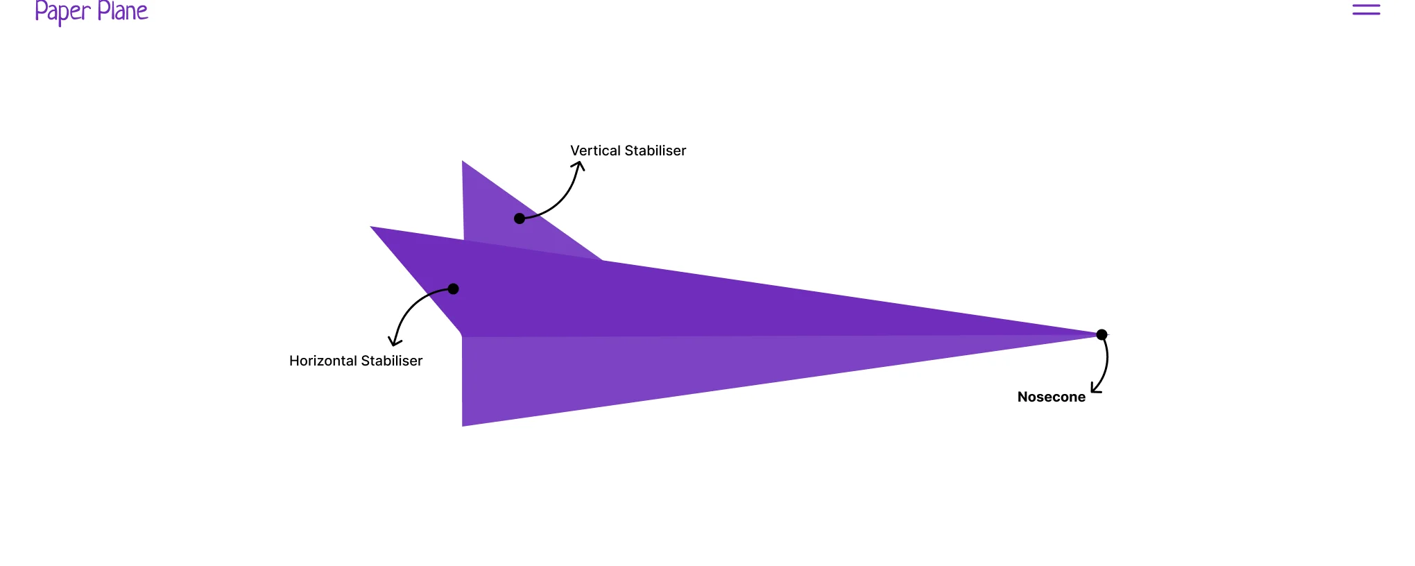 Paper Plane educational website home page with light and dark theme preview