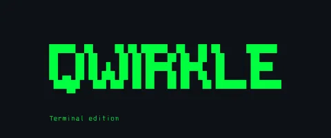 Qwirkle terminal edition ASCII art logo