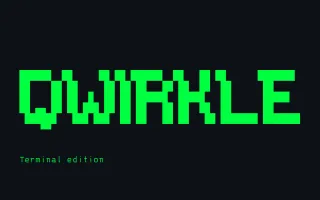 Qwirkle terminal edition ASCII art logo
