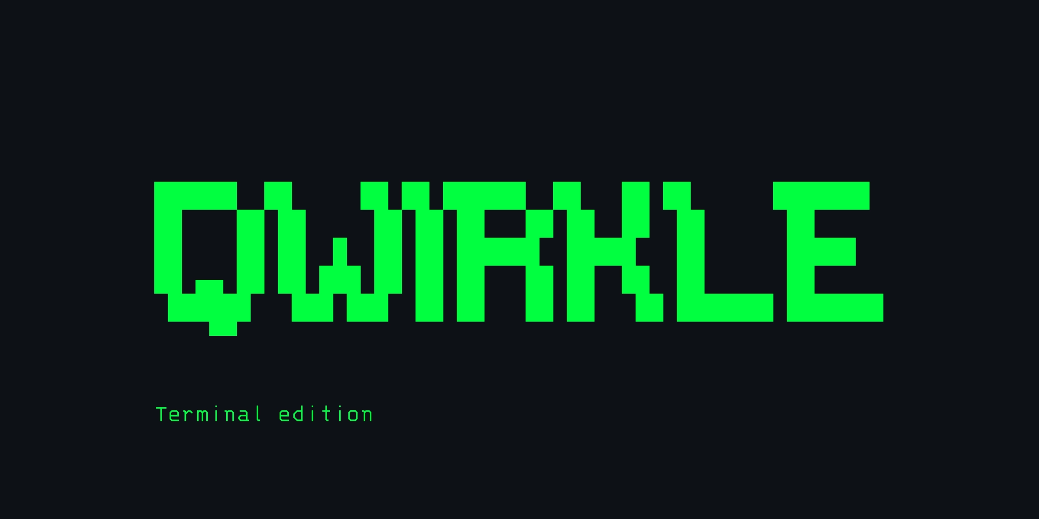 Qwirkle terminal edition ASCII art logo