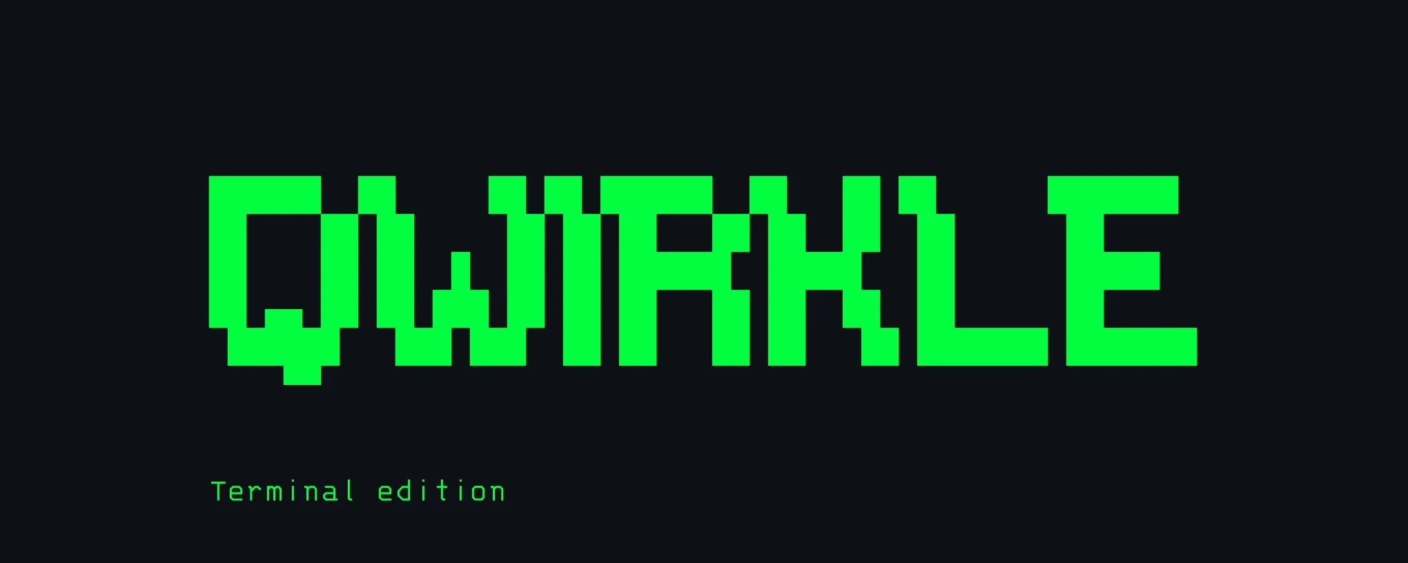 Qwirkle terminal edition ASCII art logo