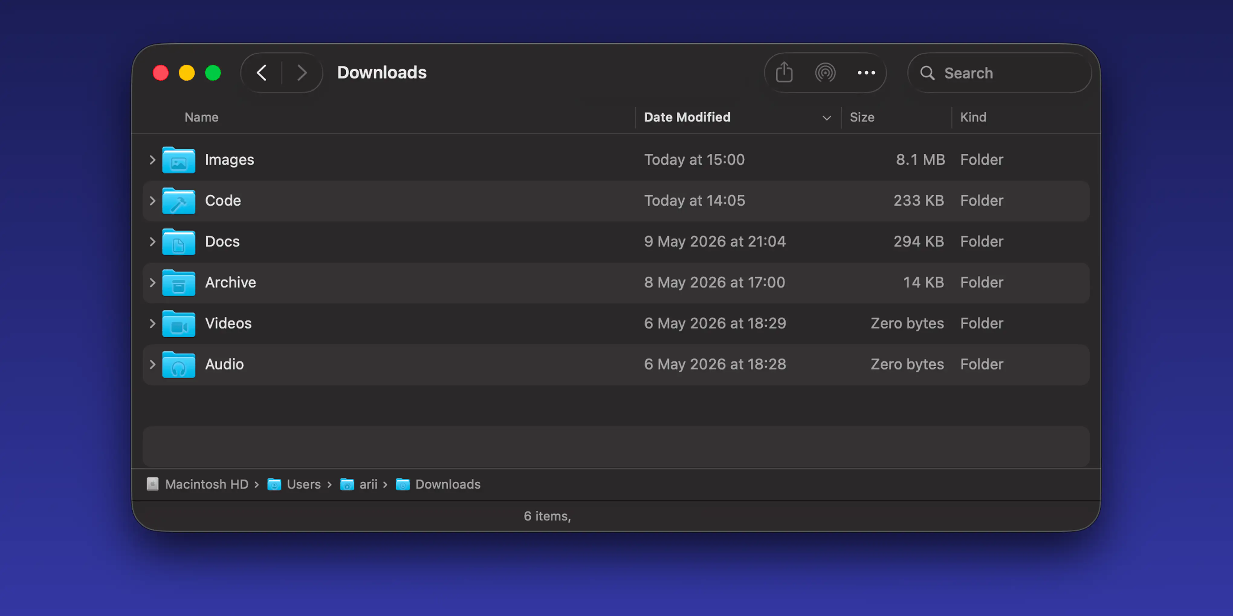 downloads folder